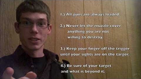 Firearm Safety Rules Refresher