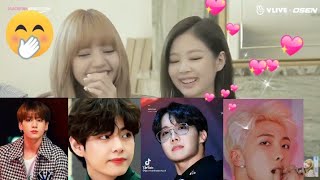 blackpink reaction to bts tiktok compilation[Fanmade]