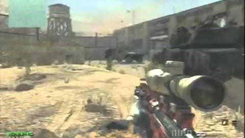 Mw3 gameplay with MSR