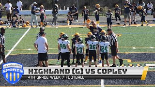 4th Grade Highland G vs Copley