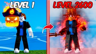 Blox Fruits Noob To Pro With All Flame Items To Obtained Fully Human V4 And Level 2600