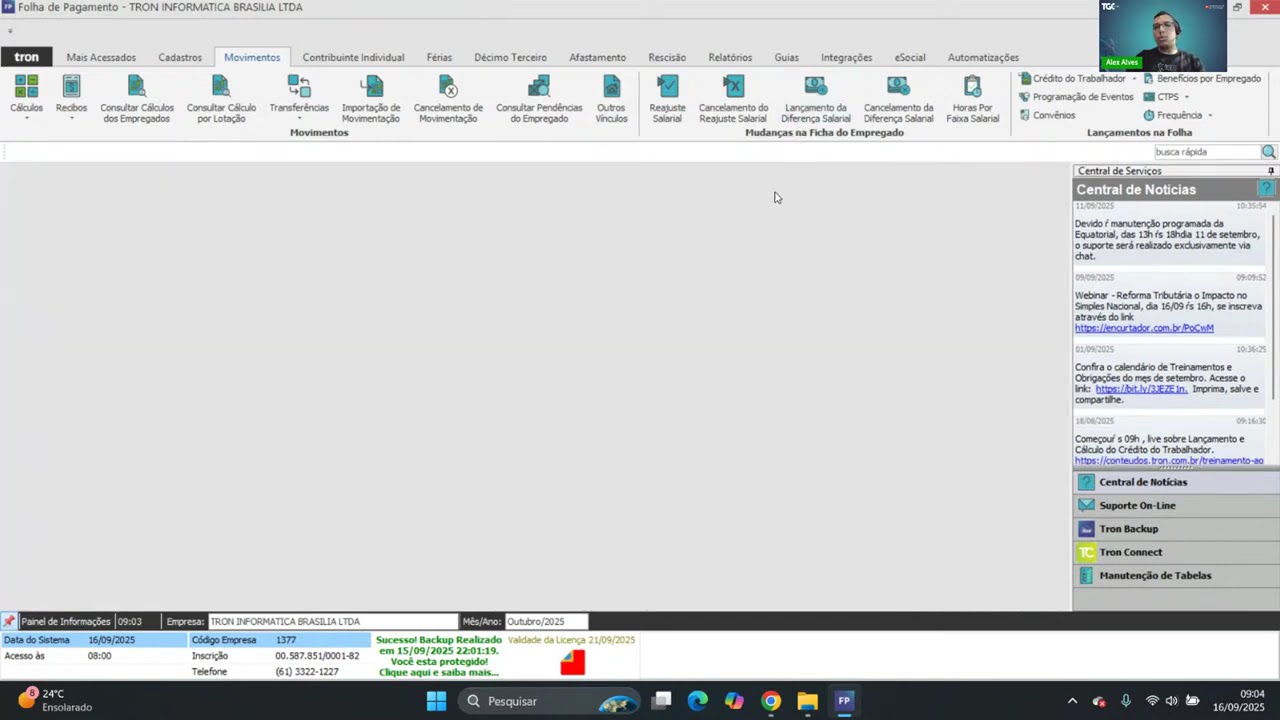 Provisão nas férias para o desconto do consignado