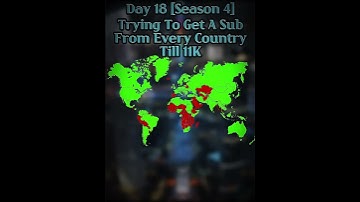 Trying To Get A Sub From Every Country Till 11K,Day18 #geography #countries #edit #shorts #subscribe