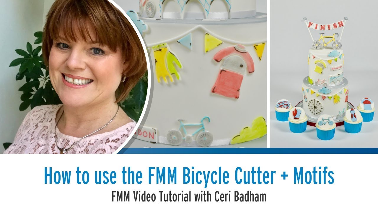 How to use the FMM Bicycle Cutter and Cycling Motifs Cutter YouTube