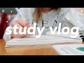 STUDY VLOG | study tips + learning a NEW language