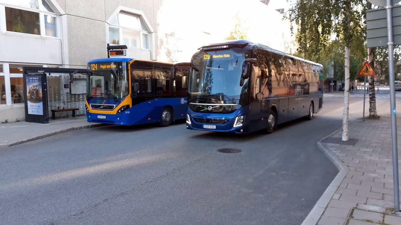 Видео про региональные автобусы в Умео