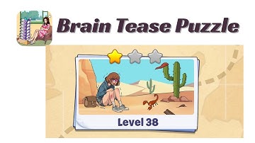 Brain Tease Puzzle Level 38 Walkthrough 🧠 | Step-by-Step Guide | SolutionGuruji