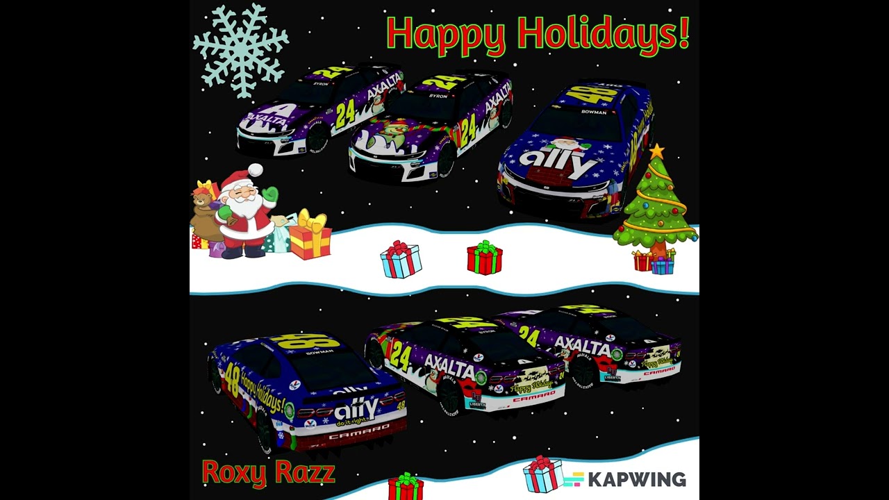 Backstretch Battles Christmas Schemes!! (codes in desc)(Cars made by RoxyRazz)