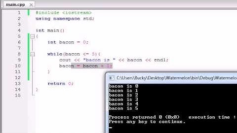 Buckys C++ Programming Tutorials - 18 - while Loops