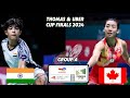 Ashmita Chaliha India vs Michelle li Canada Thomas Uber Cup Finals 2024 Badminton