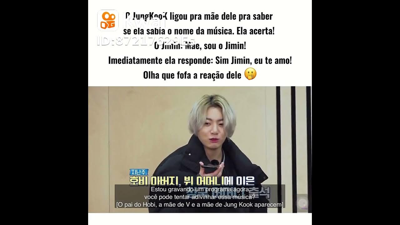 o jungkook ligar para a sua mãe pra pregunta se ela saber o nome da musica 사랑해 정국 YouTube o jungkook ligar para a sua mãe pra pregunta se ela saber o nome da musica 사랑해 정국 YouTube