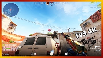 How to Clutch a 1v3 to Win Pistol Round on Mirage