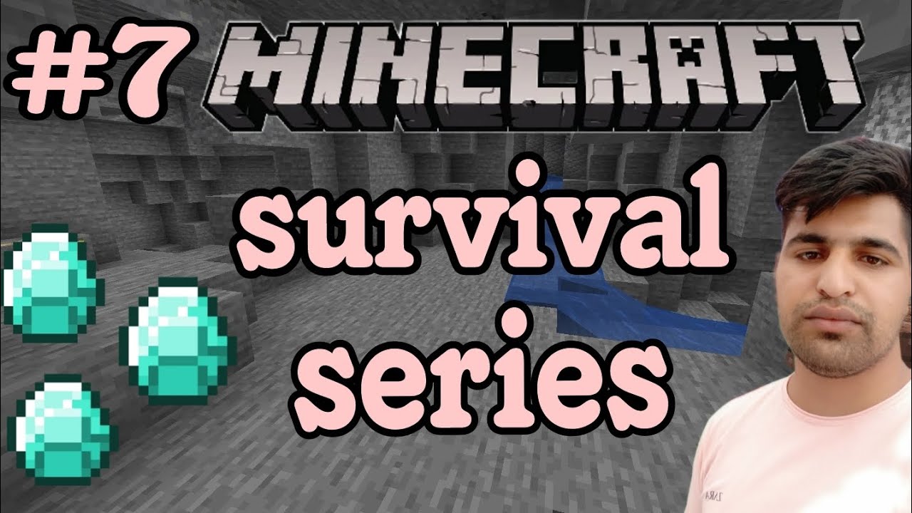 @Thevsgames Minecraft survival series part #7 finding diamond - YouTube