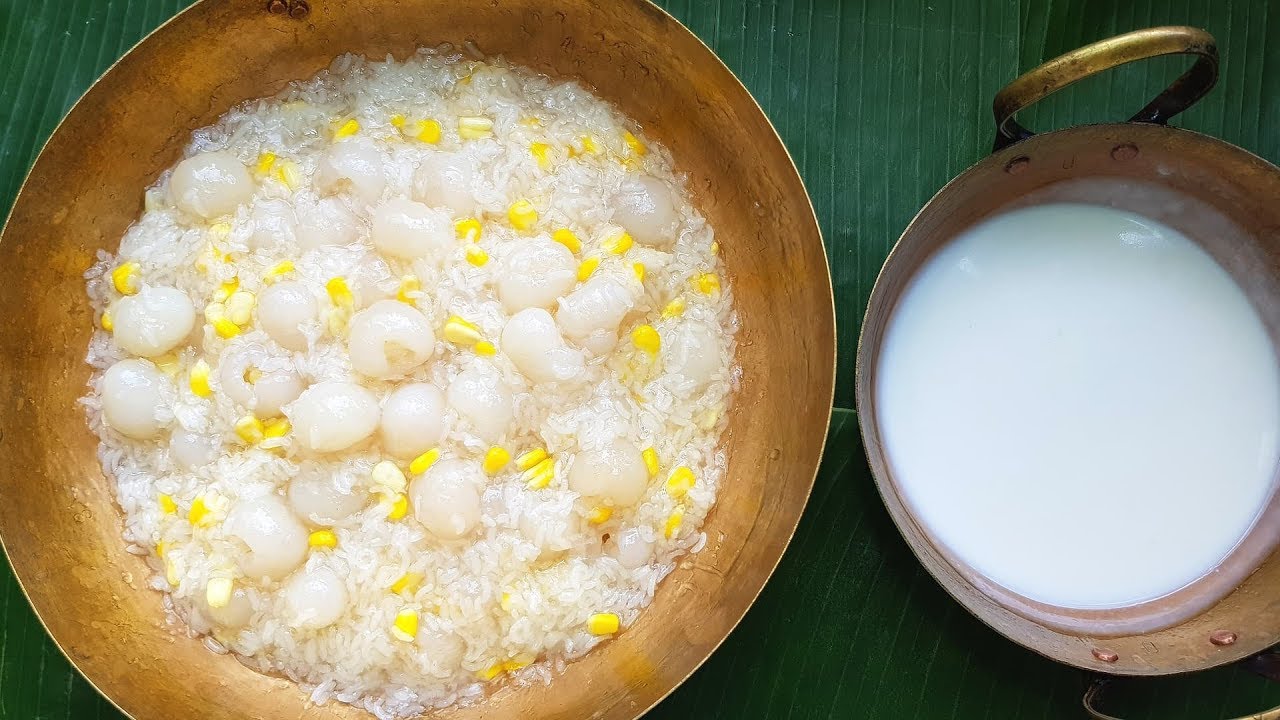 กับข้าวกับปลาโอ 216 : ข้าวเหนียวเปียกลำไยข้าวโพด