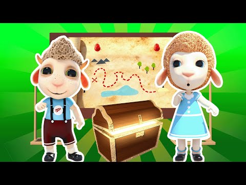 Os Rapazes Encontraram O Mapa Do Tesouro | Crianças Dos Desenhos Animados | Dolly e amigos 3D