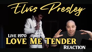Elvis Presley "Love Me Tender" (LIVE 1970) REACTION!!!