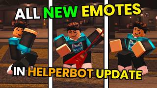 Full ALL NEW EMOTES SHOWCASE! (EMOTE PACK + SHOP EMOTES) | Forsaken Helperbot Update News