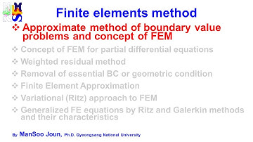 Approximate method of boundary value problems and concept of FEM [ENG]
