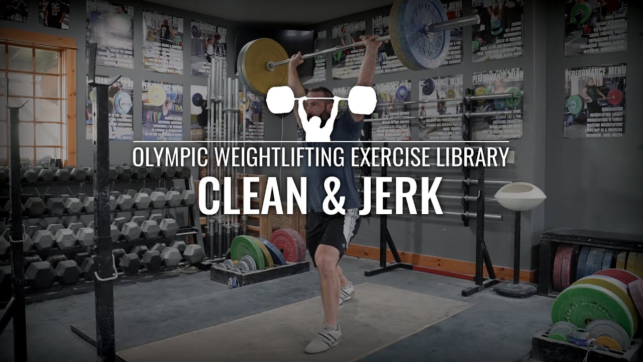 Clean and Jerk - Olympic Weightlifting Exercise Library Demo Videos, Information and More