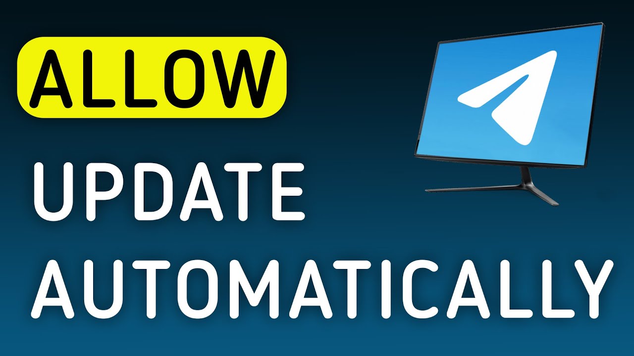 How To Allow Update Automatically On Telegram App On PC (New Update)