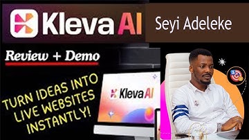 Kleva AI Demo | Turn One Idea Into a Live Website Instantly | Seyi Adeleke