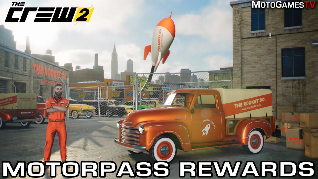 The Crew 2 - Motorpass Intro and All Rewards from Season 4 Episode 1 - The Contractor