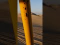 Riding in a dune buggy in the desert of peru huacachina