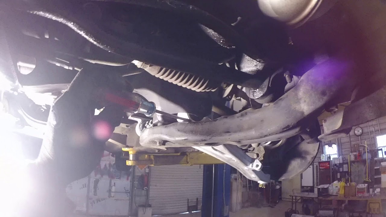 Installing a front lower control arm on a 2002 Subaru wrx - Part 2