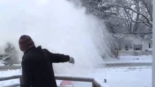 Instant snow