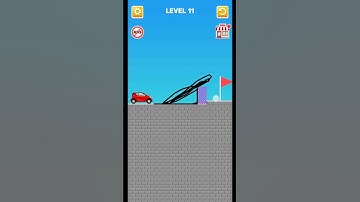 Draw Bridge Game Play Level 11 Shots Viral 🙏🤗