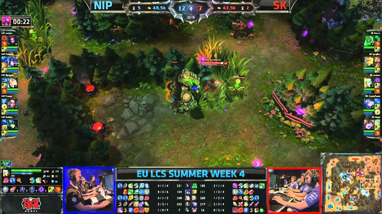 Ninjas in Pyjamas (NiP) vs SK Gaming (SK) || EU LCS Summer 2013 W4D1 || Full Game HD