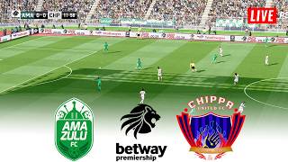 🔴AMAZULU FC vs CHIPPA UNITED LIVE TODAY ⚽ BETWAY PREMIERSHIP 2024/25 ⚽ FOOTBALL GAMEPLAY HD