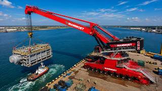 How Massive Cargo Moves | Heavy Cranes, Giant Machinery & Offshore Installation