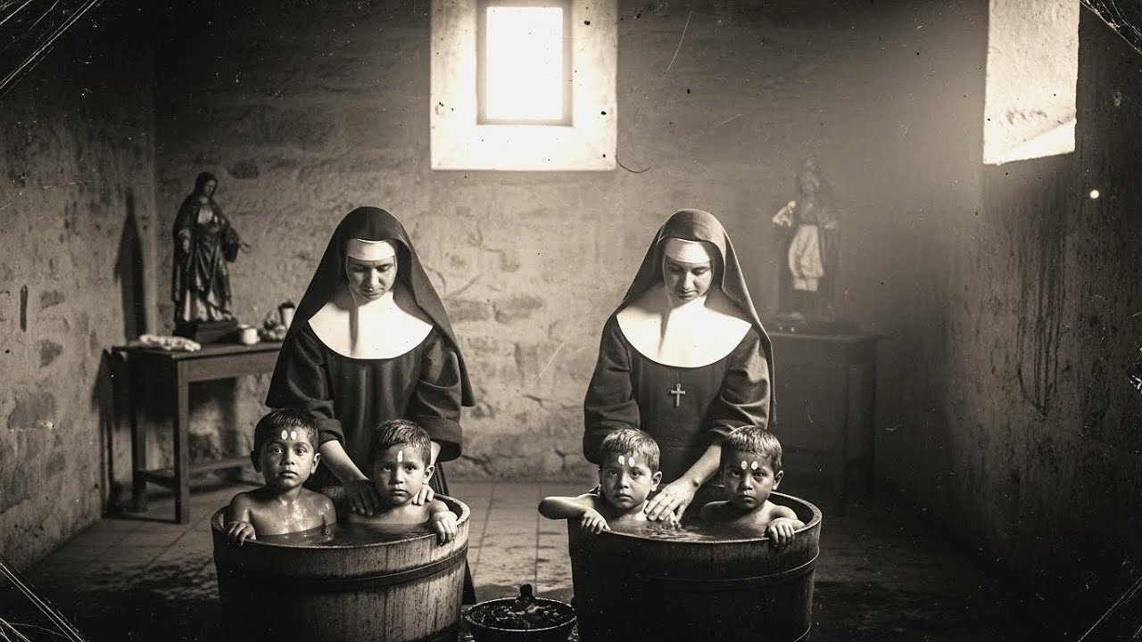 (Guanajuato, ): Las Hermanas del Sagrado Corazón bañaban a las huérfanas con agua bendita y cenizas