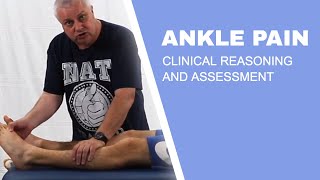 Ankle Pain - Special Tests Clinical Reasoning And Essment