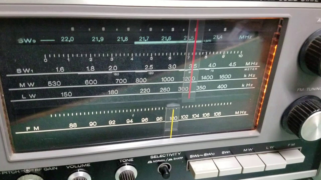 Sony CRF-160 13 Band Am-Fm-Shortwave Receiver - YouTube