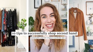 10 tips to successfully shop second hand //  how to find *the good stuff*