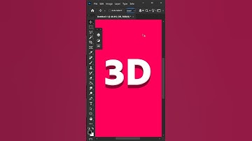 How To Create 3D Text in Photoshop #shorts #tutorial #photoshop #3d