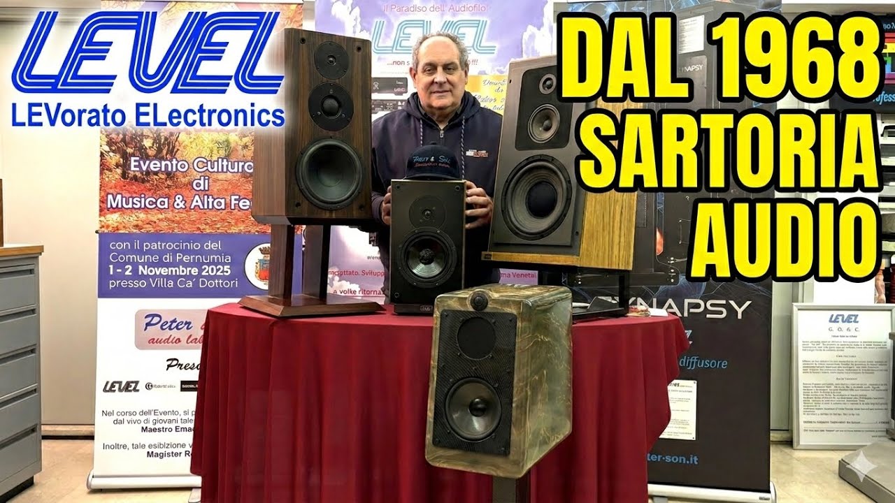 LEVEL: Costruire diffusori acustici in Veneto dal 1968. La storia raccontata da LEVORATO