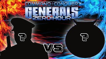 Command & Conquer Generals Zero Hour - Skirmish - Random Factions 9