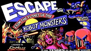 Escape from the Planet of the Robot Monsters gameplay (PC Game, 1990) screenshot 4
