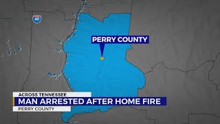 Man arrested in connection with Perry County house fire