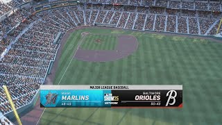 MLB The Show 25|Miami Marlins Franchise|Episode 20|at Baltimore Orioles (S1G20)