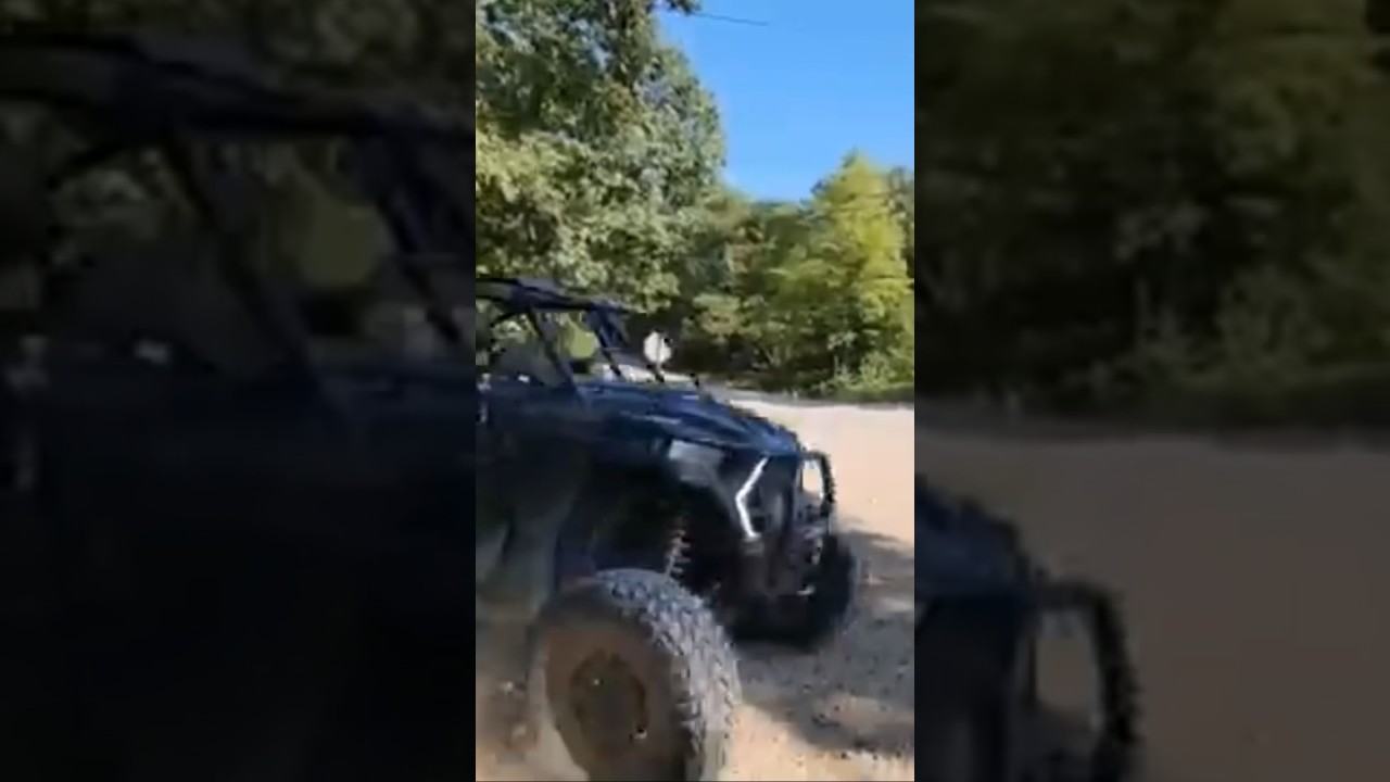 Paralyzed man drifting a RZR1000‼️ 