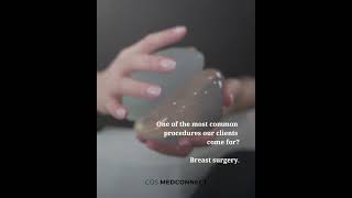 What kind of breast implants does COS MEDCONNECT use?