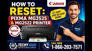 How to Reset Canon PIXMA MG2525 & MG2522 Printer | Easy Reset Guide