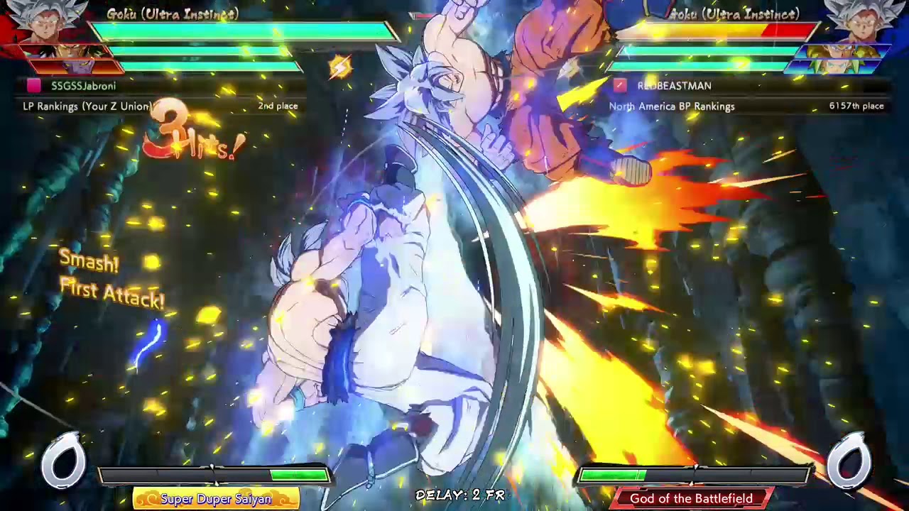 Dragon Ball FighterZ - SSJabroni Online Match UI GOKU IS JUST TOO GOOD