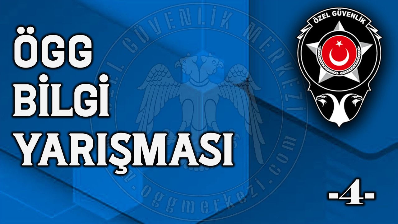 ÖZEL GÜVENLİK BİLGİ YARIŞMASI | #Özel #Güvenlik #Sınav #Soruları