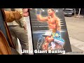 CANELO MAKES A FAN’S DAY BY SIGNING A CUSTOM MADE POSTER OF HIM &amp; EDDY