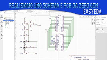 RV030: Realizziamo uno schema e PCB con EasyEDA. "Anteprima di Atari 2600 SECAM"